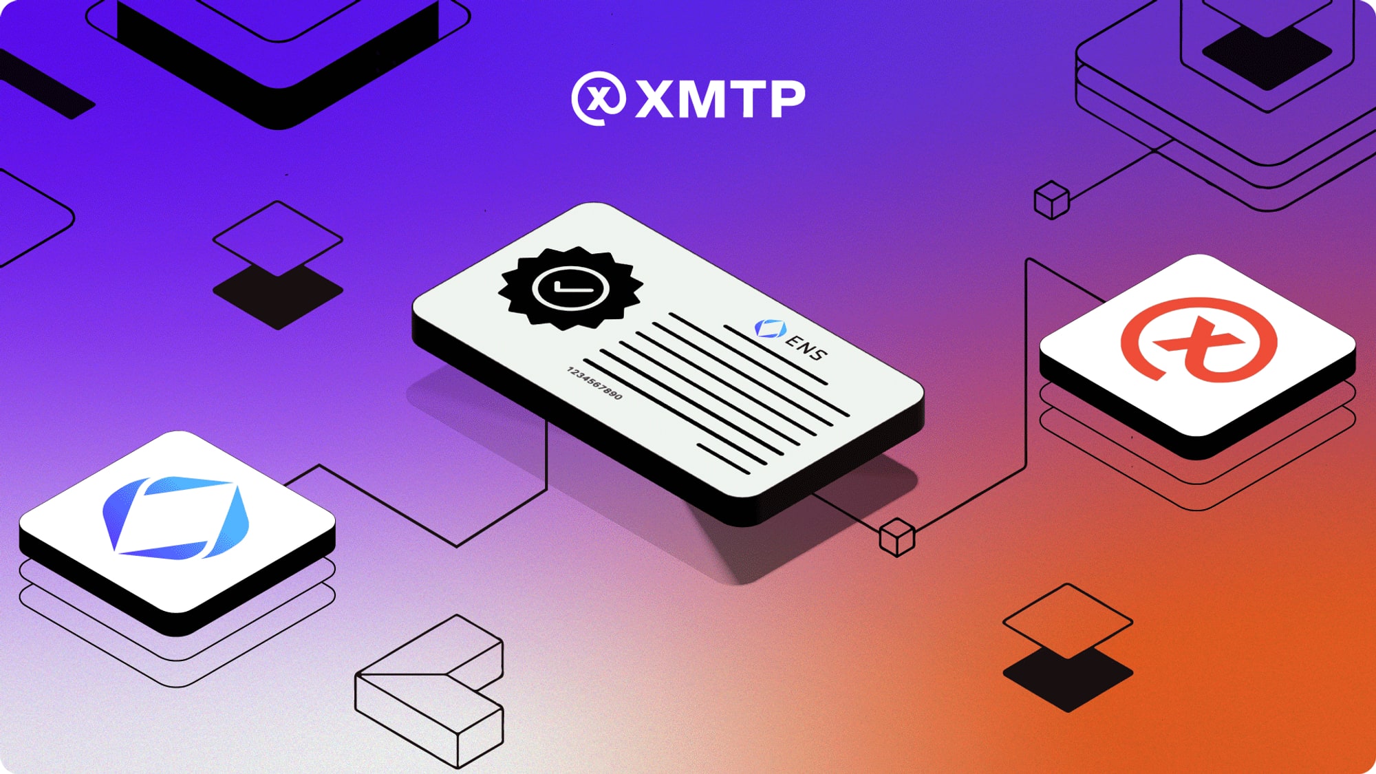 ens and xmtp card