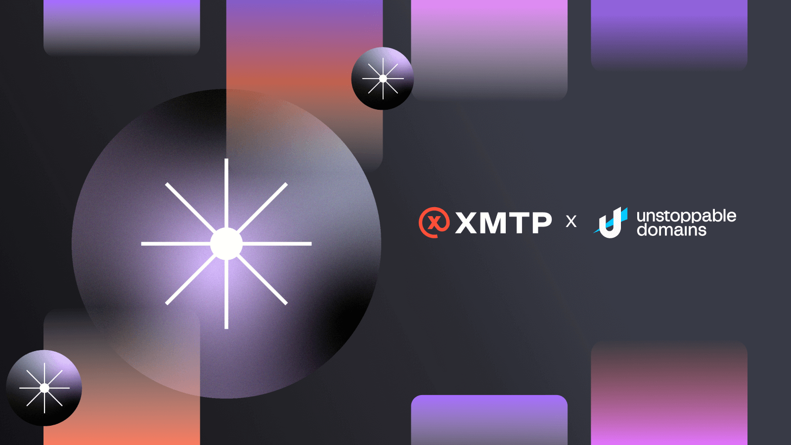 XMTP x Unstoppable Domains post card