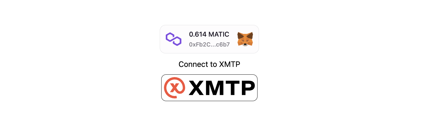 Connect to XMTP button