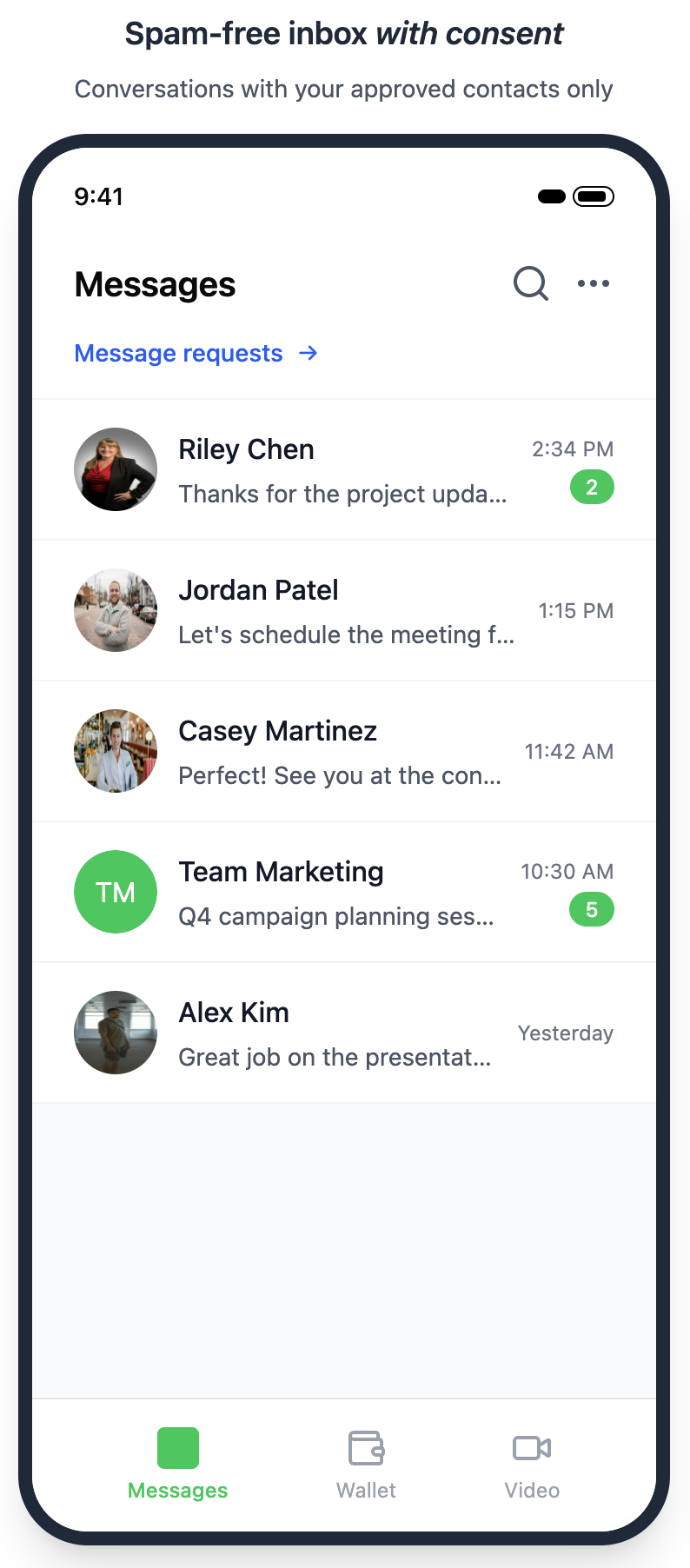 Spam-free inbox